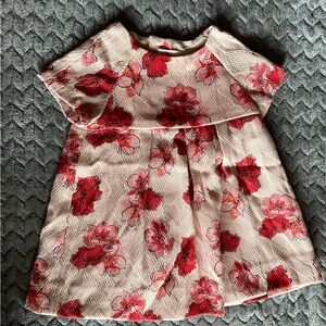 Zara Baby Girl Dress – Pink Floral – Size 6–9M 🌸✨